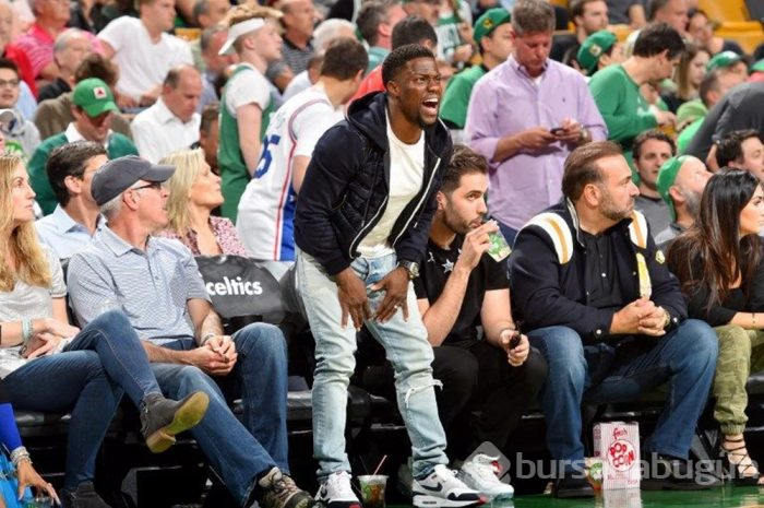 NBA maçlarında dikkat çeken ünlüler... 