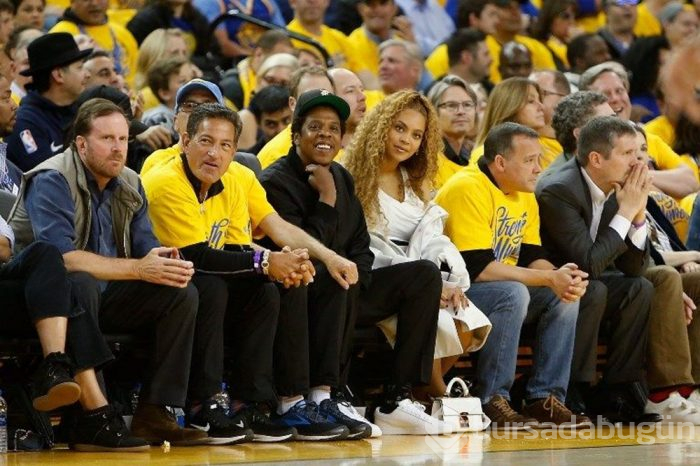 NBA maçlarında dikkat çeken ünlüler... 