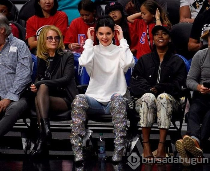 NBA maçlarında dikkat çeken ünlüler... 