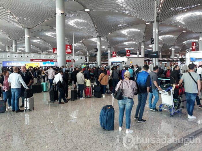 İstanbul Havalimanı'nda 'Ara Tatil' yoğunluğu
