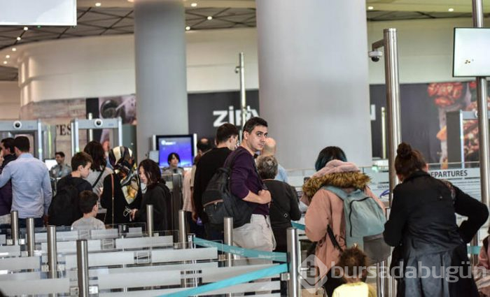 İstanbul Havalimanı'nda 'Ara Tatil' yoğunluğu