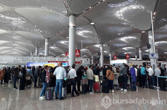 İstanbul Havalimanı'nda 'Ara Tatil' yoğunluğu