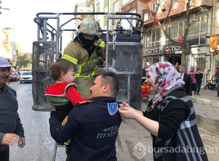 Bursa'da korkutan yangın!	