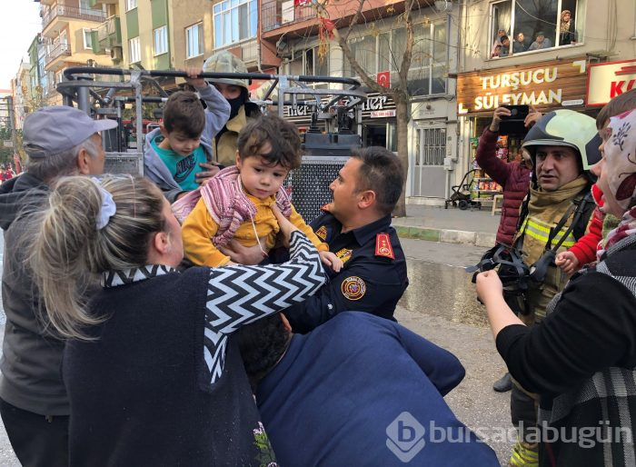 Bursa'da korkutan yangın!	