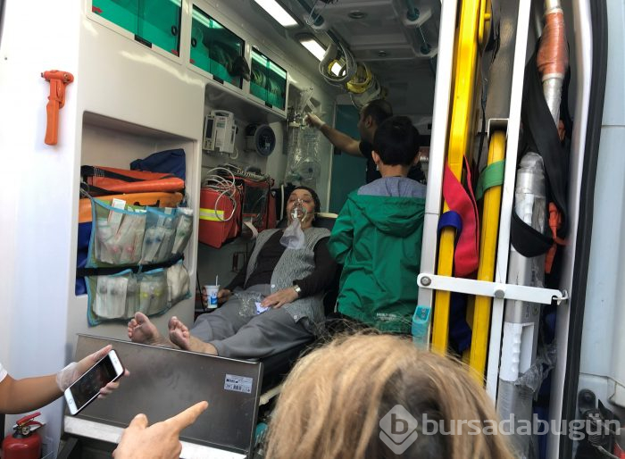 Bursa'da korkutan yangın!	
