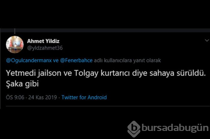 Taraftardan Ersun Yanal'a tepki