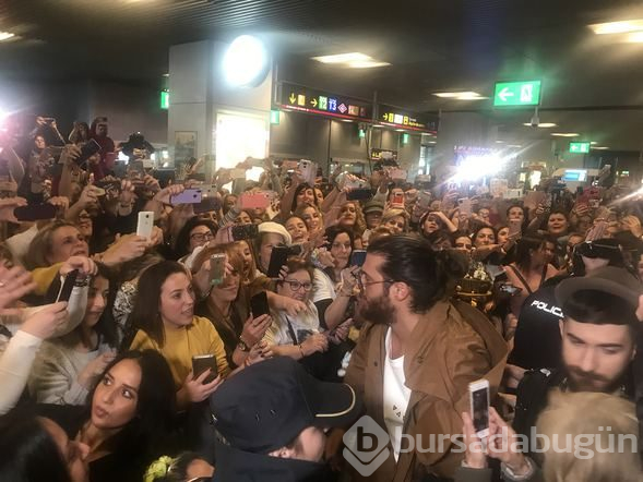 İspanya'ya giden oyuncu Can Yaman'a yoğun ilgi!