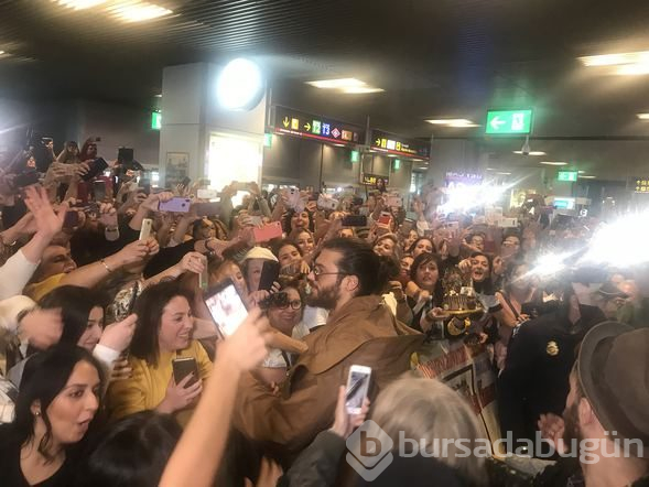 İspanya'ya giden oyuncu Can Yaman'a yoğun ilgi!