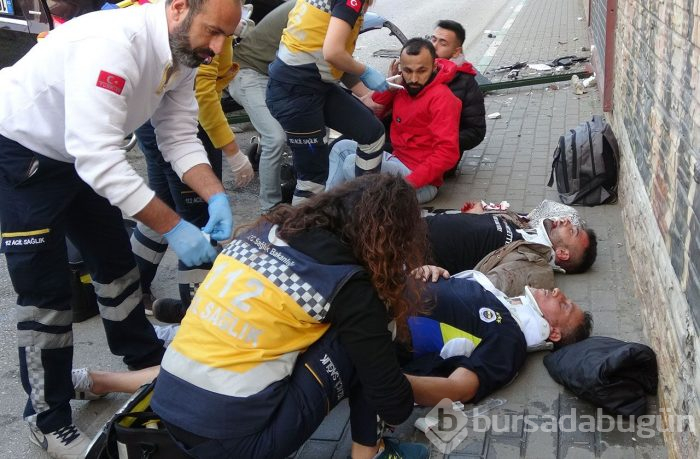Bursa'da köprüden uçan otomobilde can pazarı
