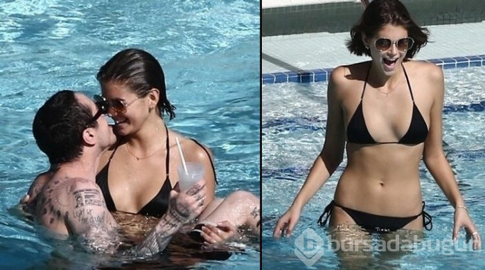 Genç model büyük aşkıyla objektiflere yakalandı