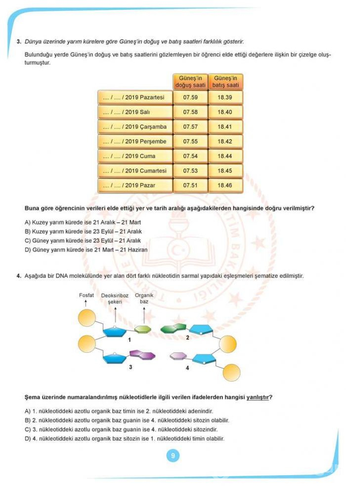 LGS Kasım ayı sayısal bölümü örnek soruları!