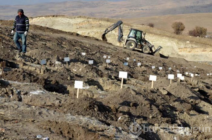 Muş'ta 2 bin 128 mezar taşındı!
