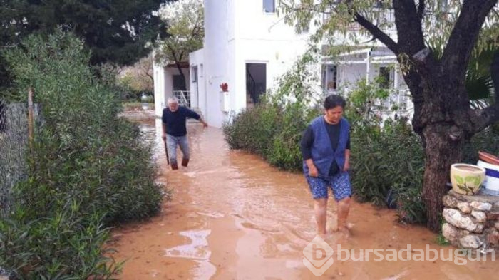 Datça'da su baskını