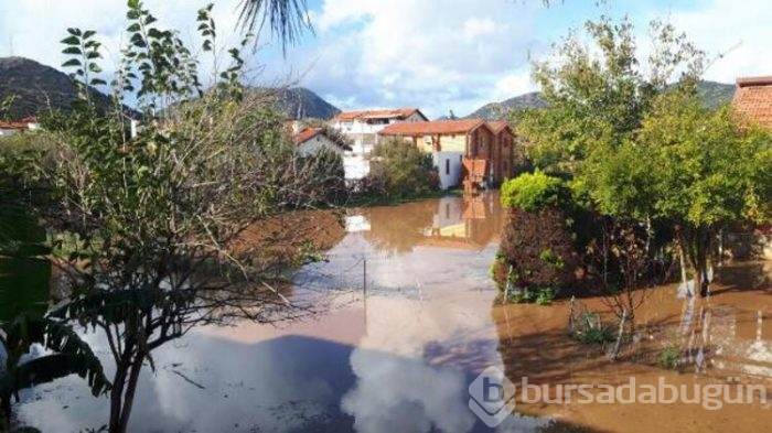Datça'da su baskını