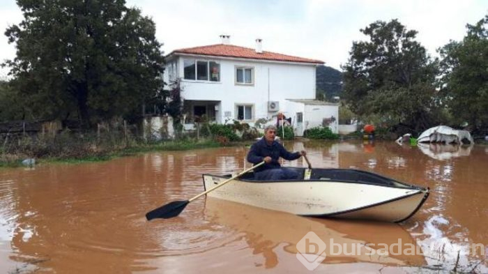Datça'da su baskını