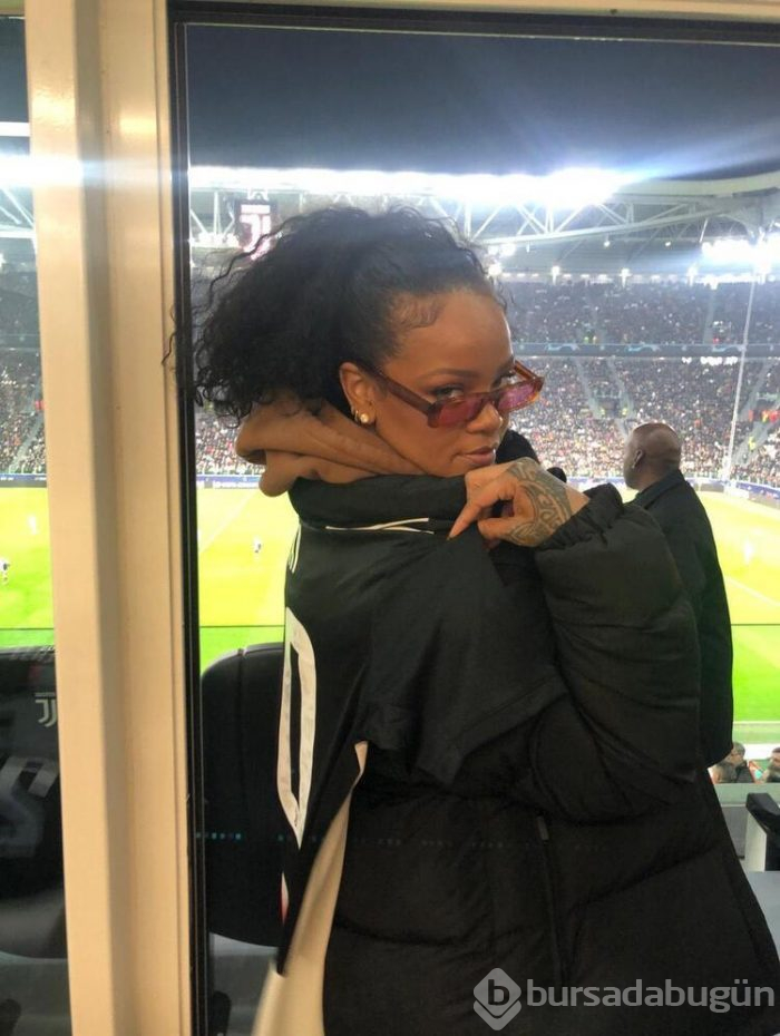Juventus tribününde Rihanna sürprizi 