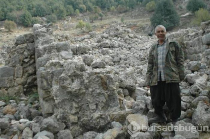 Tesadüfen keçilerini otlatırken buldu!