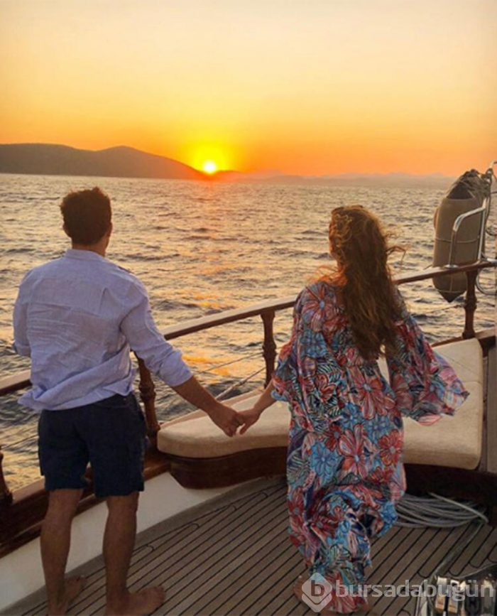 Kelly Brook'un tatil keyfi