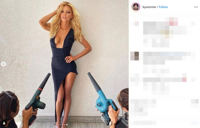 Kırmızı halı için hazırlanan güzel tıraş olurken fotoğraf paylaştı!