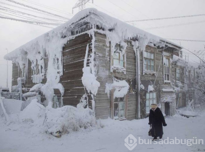 Yakutsk'de zorlu yaşam!