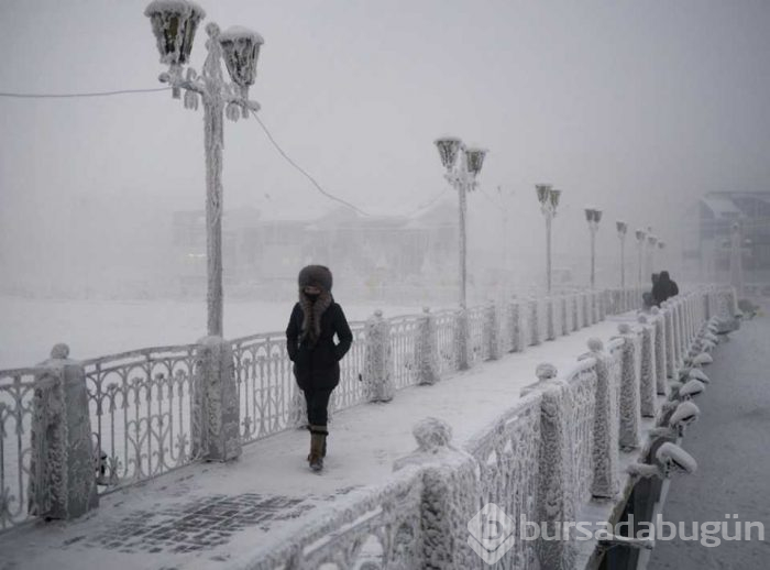 Yakutsk'de zorlu yaşam!