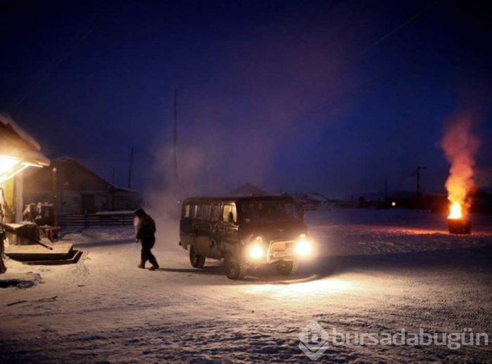 Yakutsk'de zorlu yaşam!