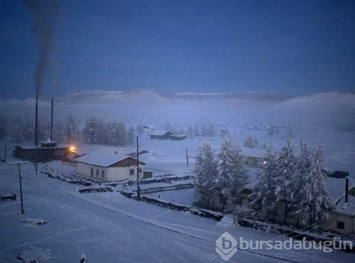 Yakutsk'de zorlu yaşam!