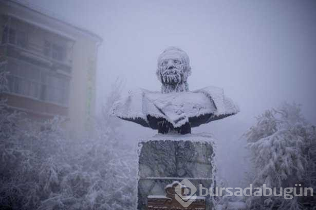 Yakutsk'de zorlu yaşam!