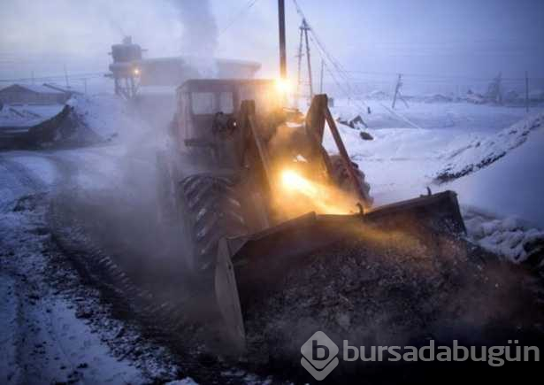 Yakutsk'de zorlu yaşam!