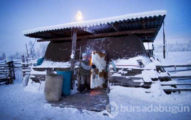 Yakutsk'de zorlu yaşam!