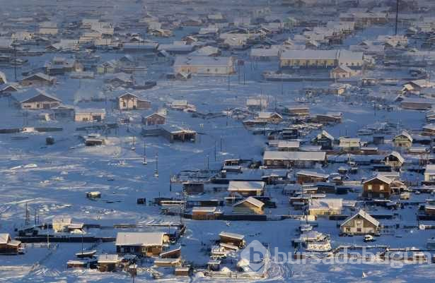 Yakutsk'de zorlu yaşam!