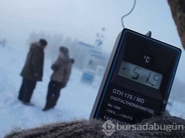 Yakutsk'de zorlu yaşam!