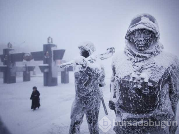 Yakutsk'de zorlu yaşam!