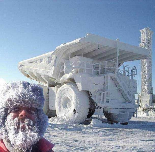 Yakutsk'de zorlu yaşam!