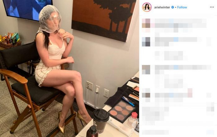 Ariel Winter paylaştıklarıyla olay oldu!