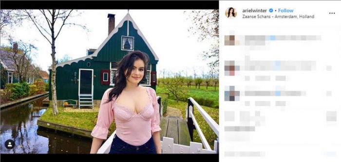 Ariel Winter paylaştıklarıyla olay oldu!