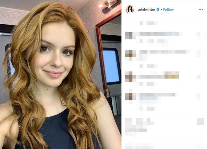 Ariel Winter paylaştıklarıyla olay oldu!