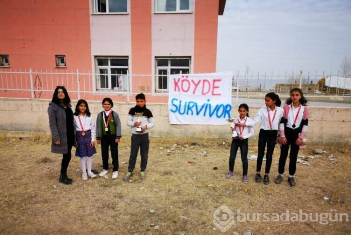 Van'da öğrenciler 'Köyde Survivor' yarışması yaptı!
