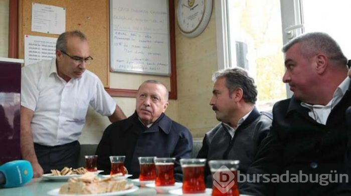 Cumhurbaşkanı Erdoğan, taksicilerle birlikte!
