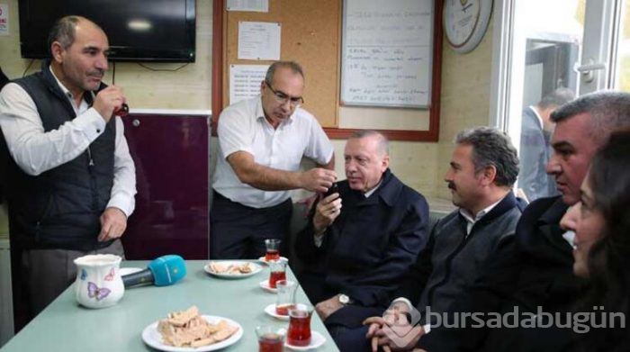 Cumhurbaşkanı Erdoğan, taksicilerle birlikte!