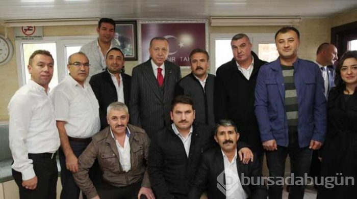 Cumhurbaşkanı Erdoğan, taksicilerle birlikte!