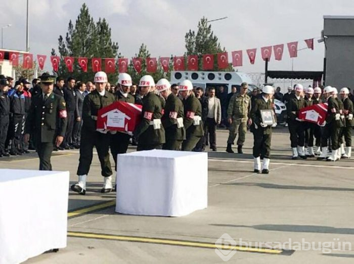 2 uzman çavuş şehit oldu... Törenle uğurlandılar!