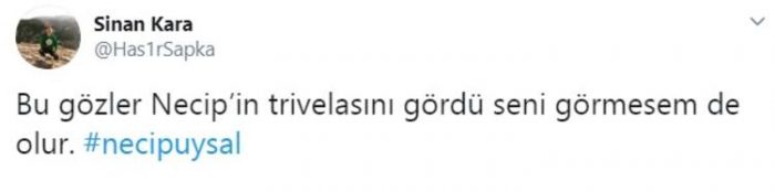 Necip Uysal'ın trivelası sosyal medyaya bomba gibi düştü!