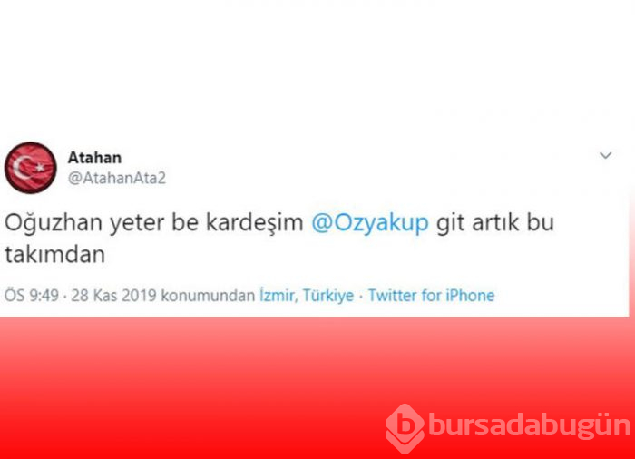 "Git artık bu takımdan..."