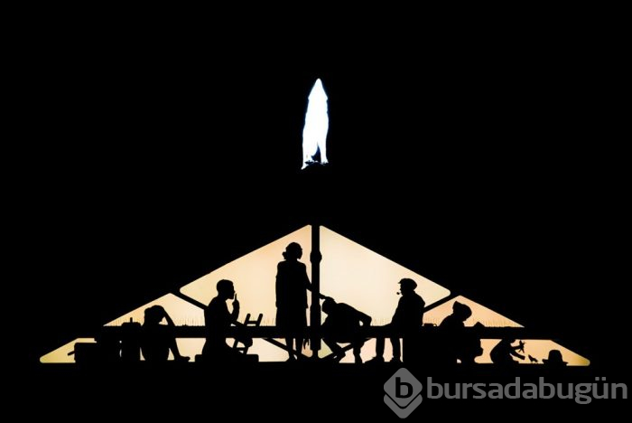 Işıklarla sanat yaptılar!