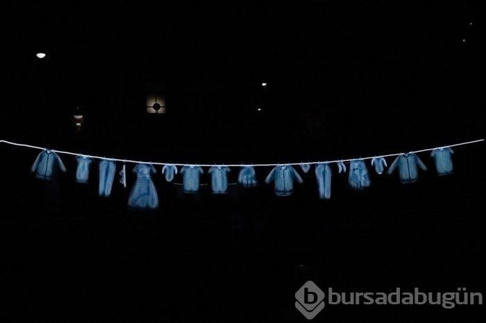 Işıklarla sanat yaptılar!