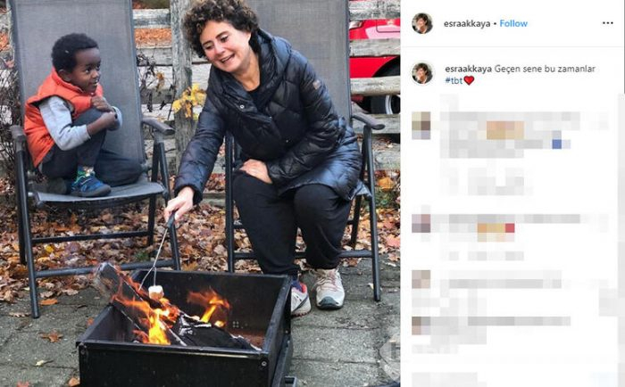 Esra Akkaya'nın yeni yaşamından ilk kareler 