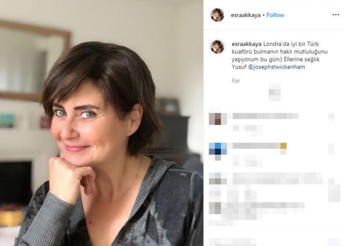 Esra Akkaya'nın yeni yaşamından ilk kareler 