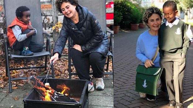 Her şeyi geride bırakıp oğlu ile Londra'ya taşınmıştı