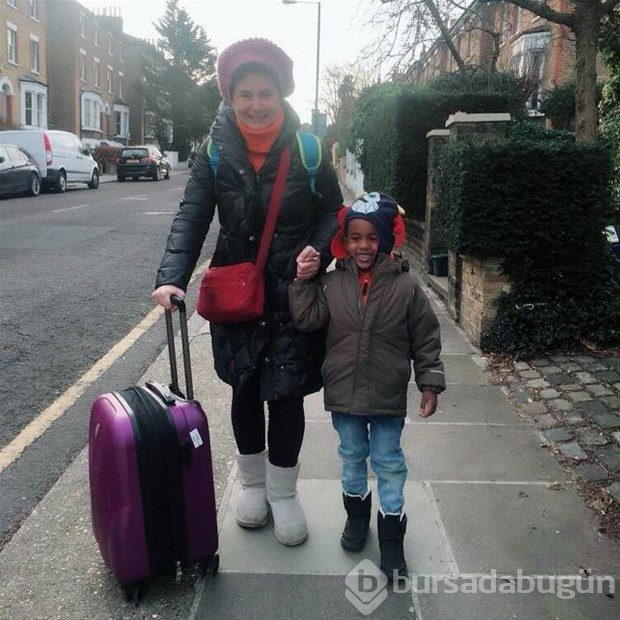 Her şeyi geride bırakıp oğlu ile Londra'ya taşınmıştı